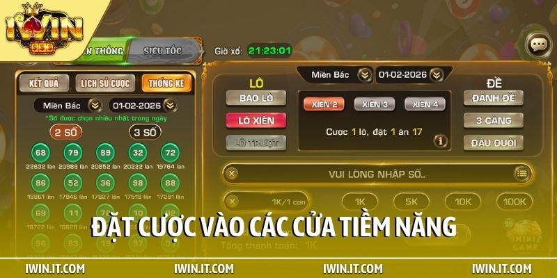 Đặt cược vào các cửa tiềm năng