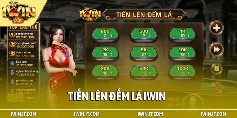 Tiến lên đếm lá iWin